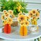 Sunflower Honeycomb Table Decorations – 9PCS Spring Tabletop Decor Summer Centerpieces, 12" 3D Sunflower Party Decorations for Baby Shower, Picnic, Wedding, Office & Living Room